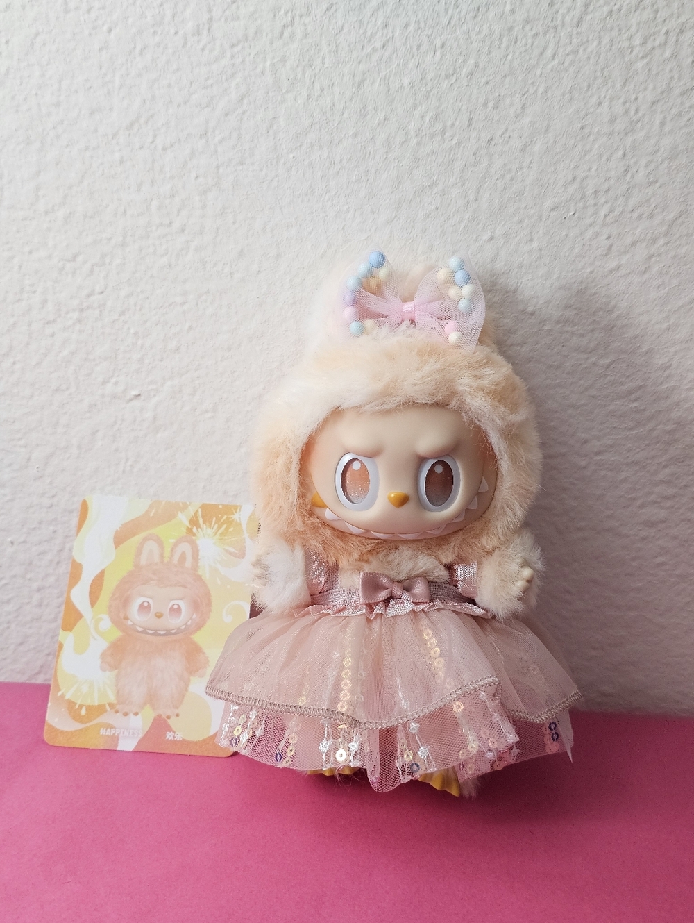 Authentic Labubu Big Into Energy Happiness With Outfit